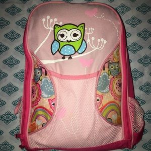 Girls sleeping bag with backpack